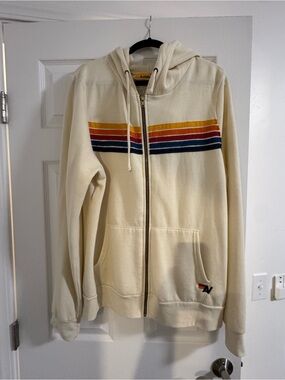 Aviator Nation 5 Stripe Zip Up